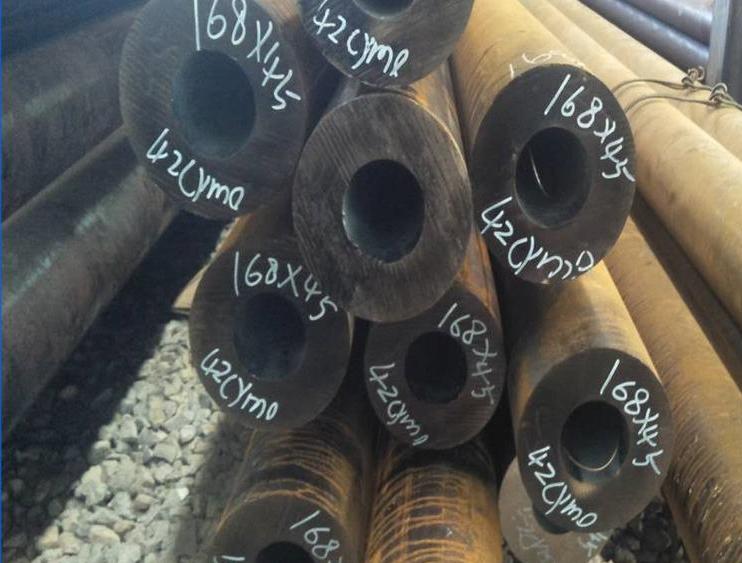 华宁42CrMo钢管淬火_高硬度耐磨合金管加工